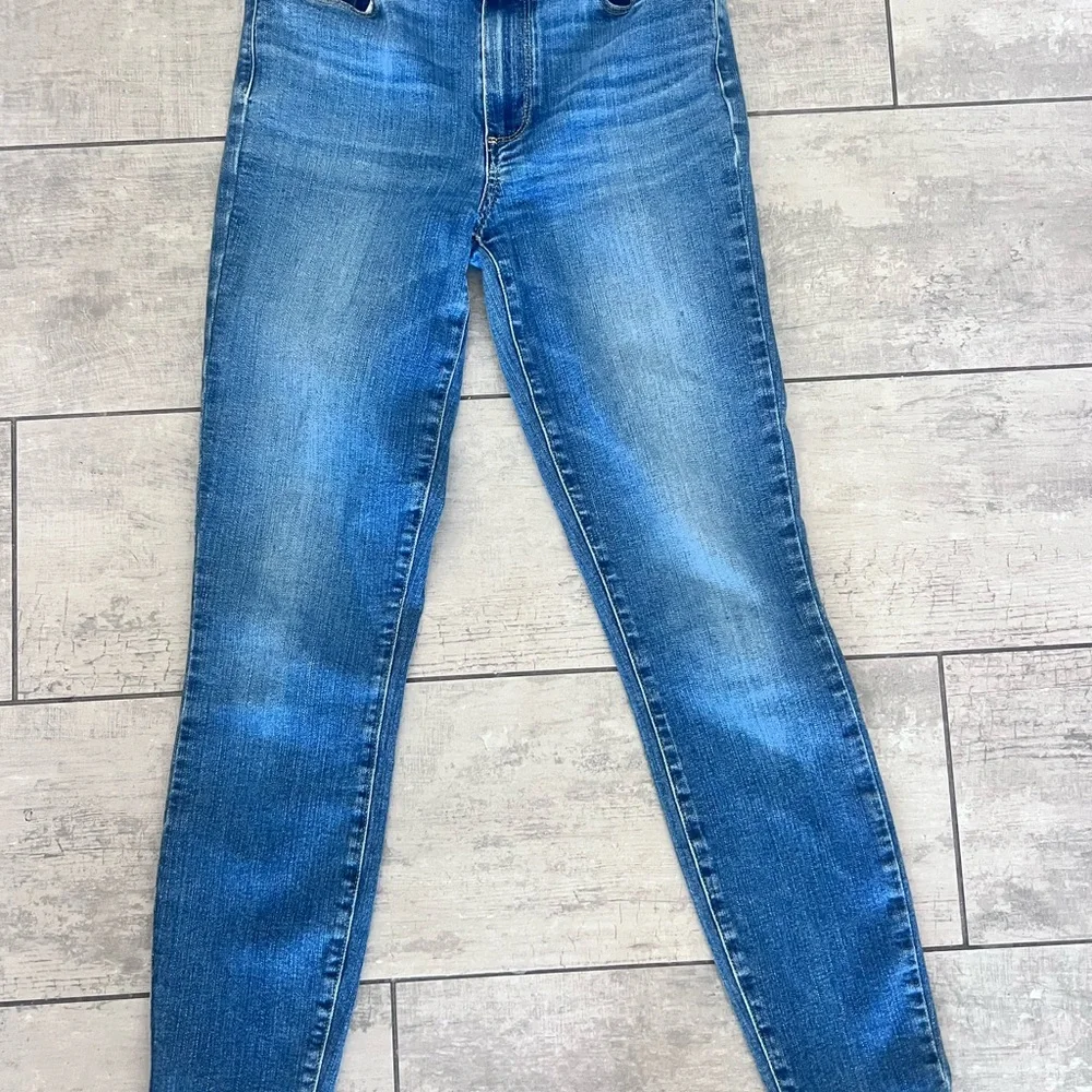 Paige Hoxton Ankle Jeans Classic Blue Women's Jeans - Picture 3 of 5